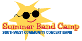 summer band Camp logo